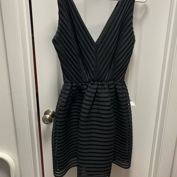 Saks Fifth Avenue black cocktail dress - Picture 1 of 3